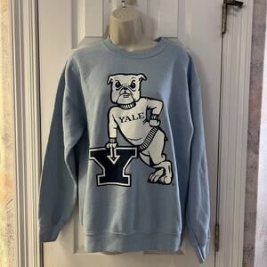 Yale University Bulldogs Sweatshirt Long Sleeve Graphic Blue *See Description* M